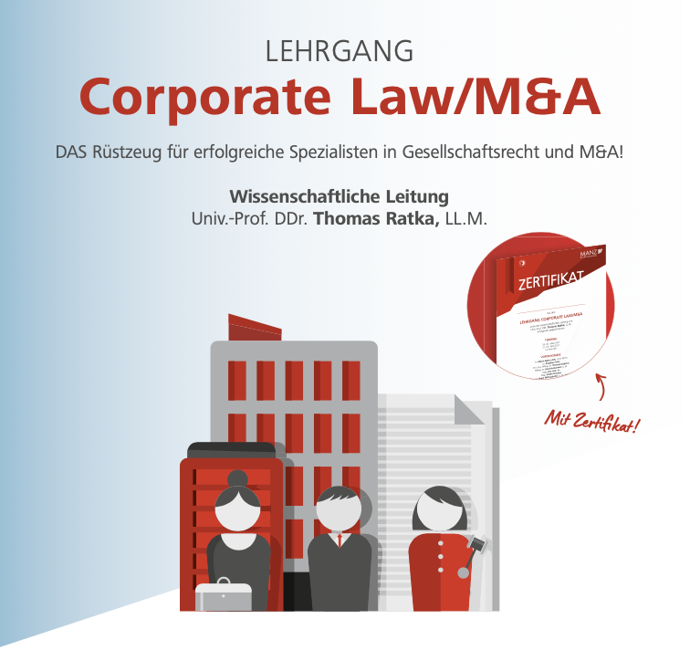 (Deutsch) Vortrag von Dr. Arlt zum Thema Corporate Law, M&A und Gesellschafterstreit