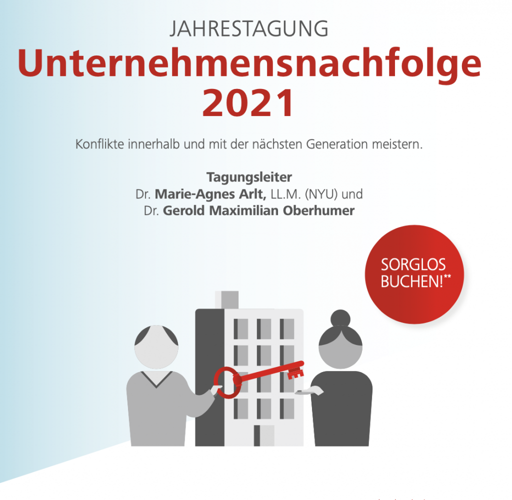 (Deutsch) Jahrestagung Unternehmensnachfolge mit Dr. Arlt